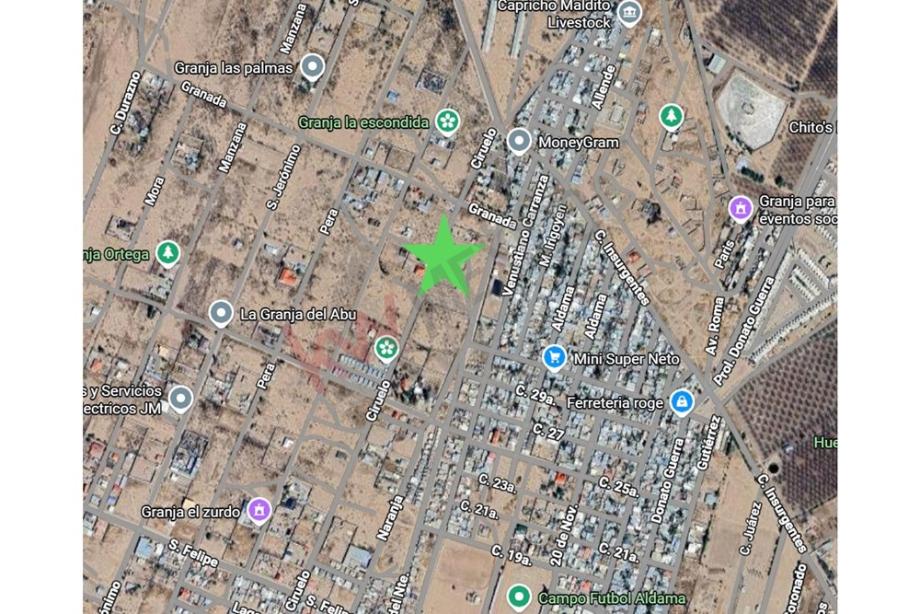 Imagen de terreno en venta en san jerónimo, aldama, chihuahua