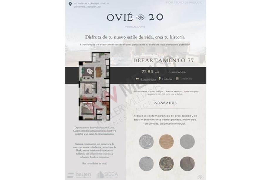 Imagen de departamento en venta en valle real, zapopan, jalisco