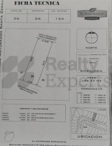 Terreno en venta en Mayorgazo Residencial Santa Cecilia! Ubicación en un entorno tranquilo y seguro.